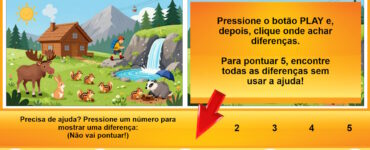 Descubra 5 Diferenças 1 – Jogo de Browser Grátis